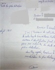 demande manuscrite NIF